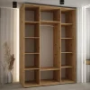 Armoire Davos 5 a portes coulissantes H. 235,2 x L. 170 x P. 60 3 portes
