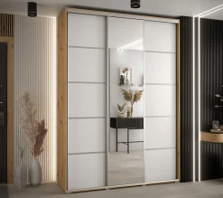 Armoire Davos 5 a portes coulissantes H. 235,2 x L. 170 x P. 60 3 portes