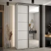 Armoire Davos 5 a portes coulissantes H. 235,2 x L. 130 x P. 45 2 portes