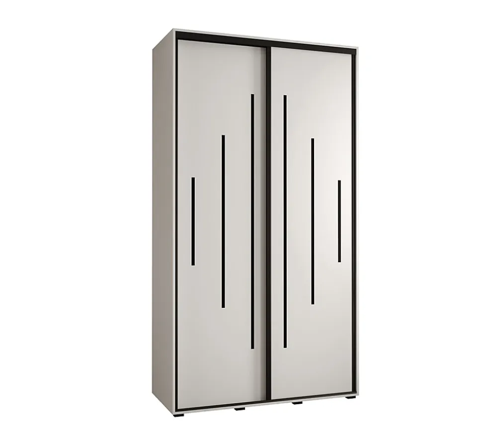 Armoire Davos 12 a portes coulissantes H. 235,2 x L. 140 x P. 60 2 portes