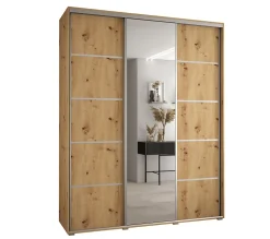 Armoire Davos 5 a portes coulissantes H. 235,2 x L. 180 x P. 45 3 portes