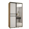 Armoire Davos 11 a portes coulissantes H. 235,2 x L. 140 x P. 60 2 portes