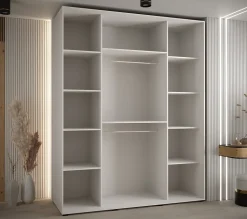 Armoire Davos 7 a portes coulissantes H. 235,2 x L. 200 x P. 60 3 portes
