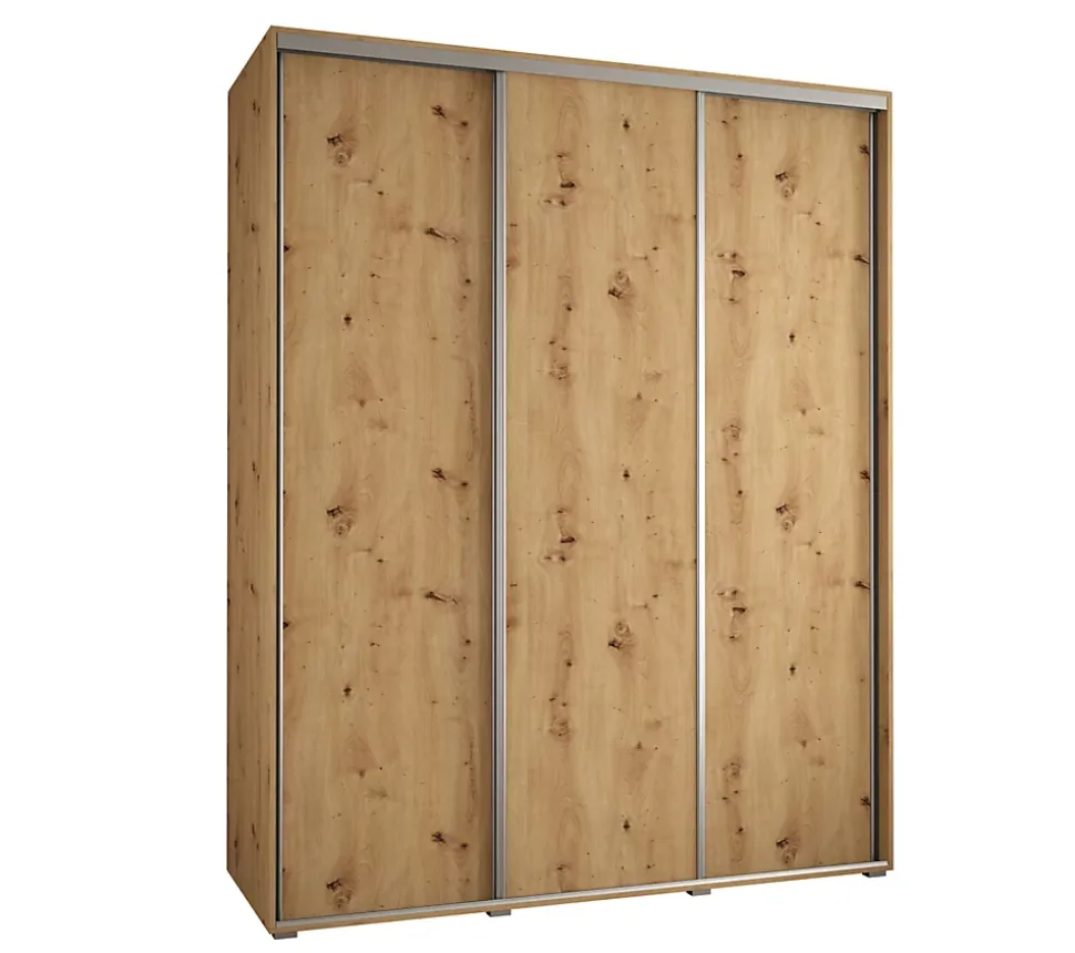 Armoire Davos 1 a portes coulissantes H. 235,2 x L. 200 x P. 60 3 portes