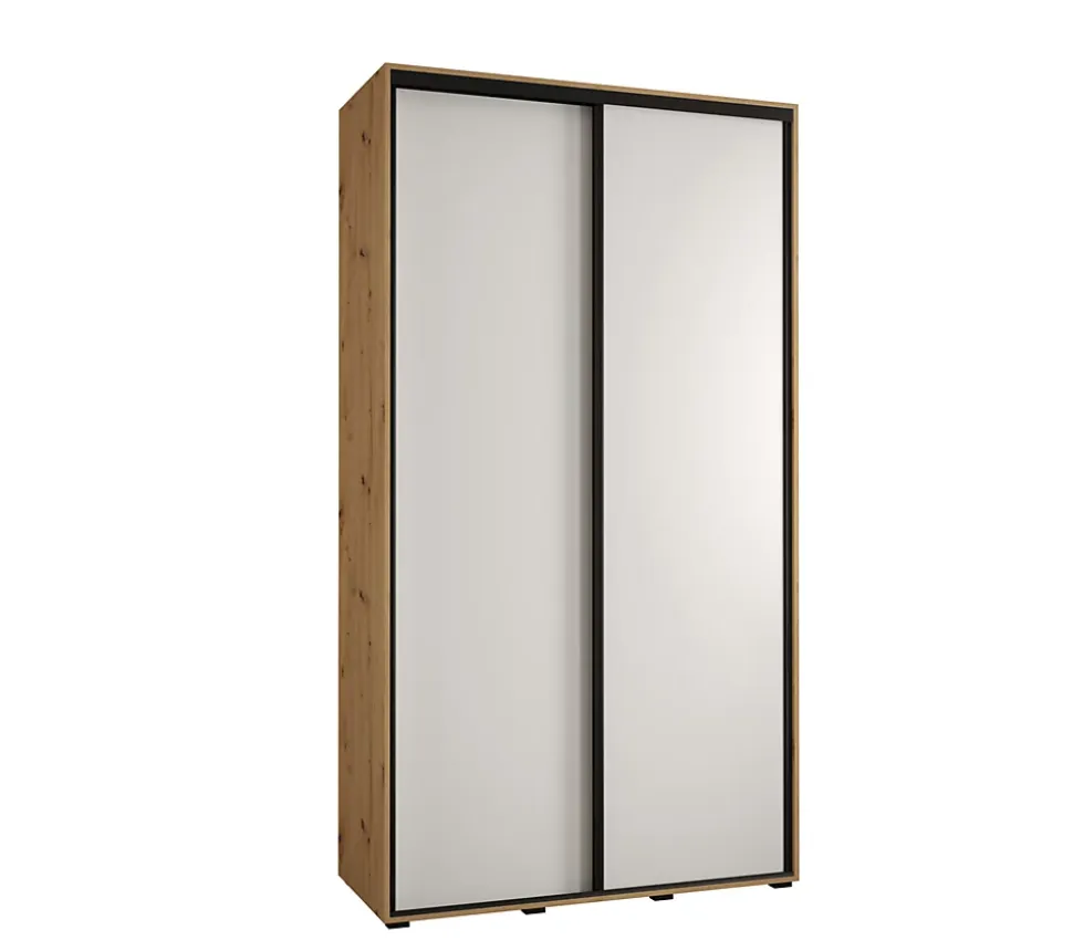 Armoire Davos 1 a portes coulissantes H. 235,2 x L. 130 x P. 60 2 portes