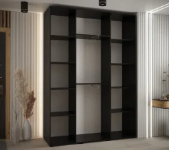 Armoire Davos 5 a portes coulissantes H. 235,2 x L. 170 x P. 45 3 portes