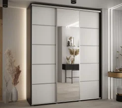 Armoire Davos 5 a portes coulissantes H. 235,2 x L. 170 x P. 45 3 portes