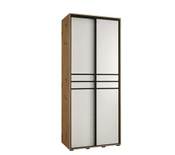 Armoire Davos 10 a portes coulissantes H. 235,2 x L. 110 x P. 45 2 portes