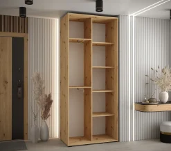 Armoire Davos 10 a portes coulissantes H. 235,2 x L. 110 x P. 45 2 portes
