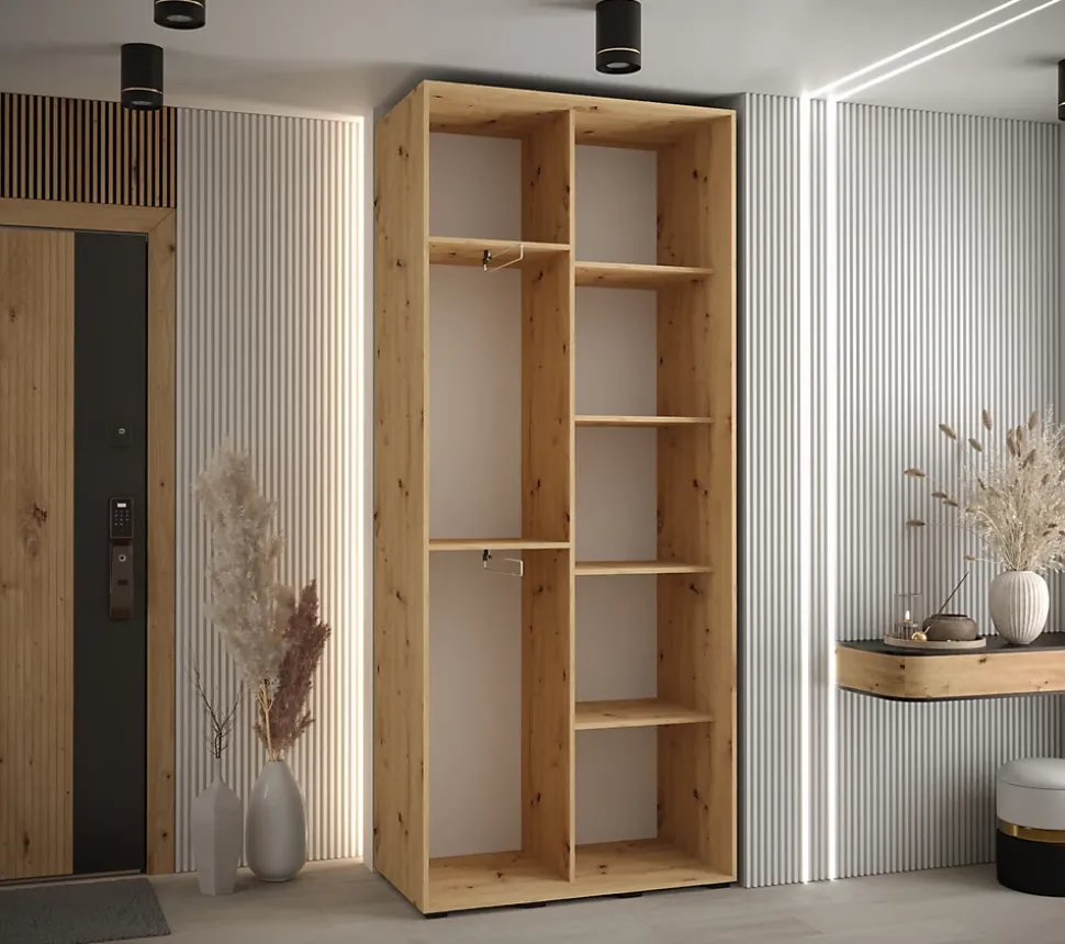 Armoire Davos 10 a portes coulissantes H. 235,2 x L. 110 x P. 45 2 portes