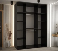 Armoire Davos 6 a portes coulissantes H. 235,2 x L. 180 x P. 60 3 portes
