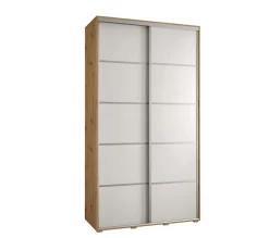 Armoire Davos 4 a portes coulissantes H. 235,2 x L. 130 x P. 60 2 portes