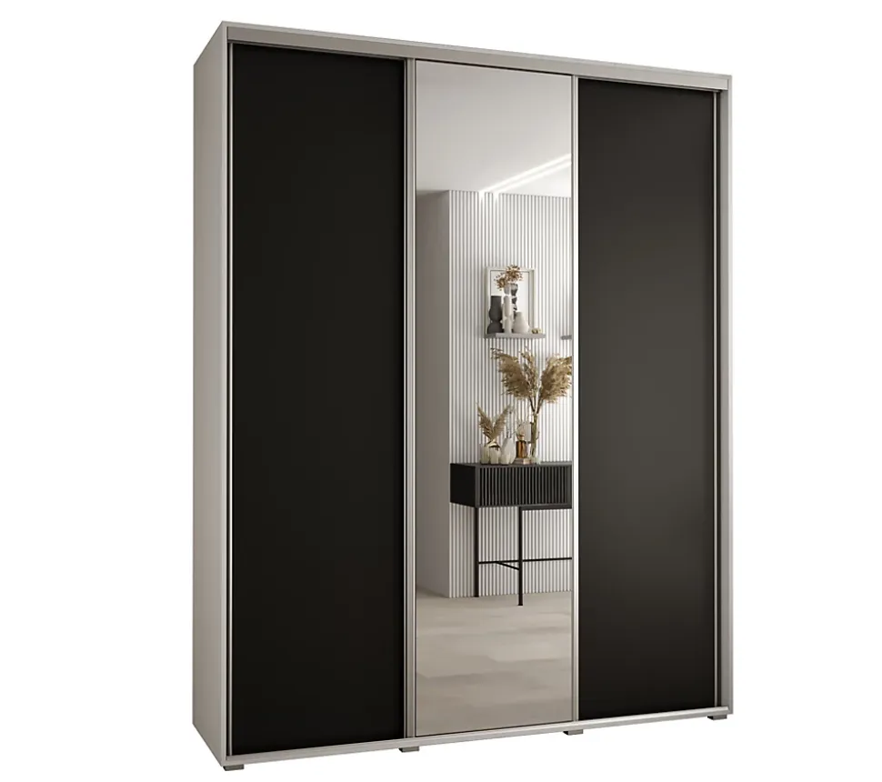 Armoire Davos 3 a portes coulissantes H. 235,2 x L. 200 x P. 45 3 portes