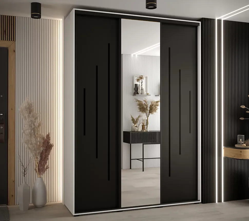 Armoire Davos 13 a portes coulissantes H. 235,2 x L. 180 x P. 60 3 portes