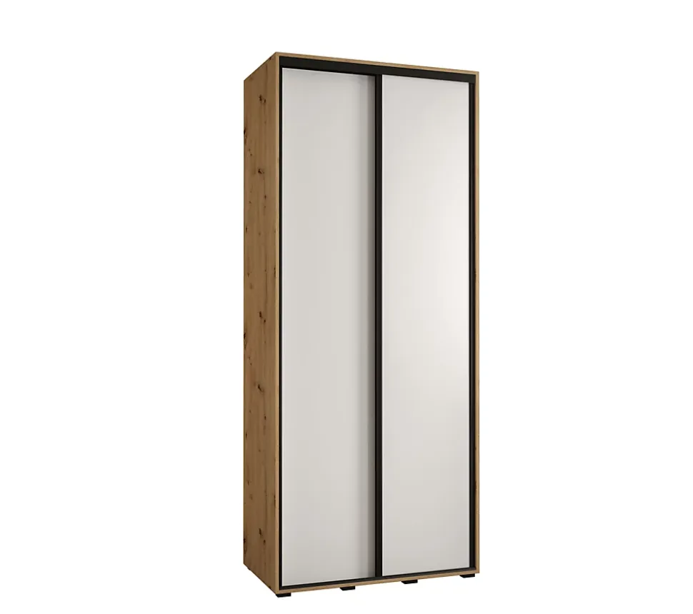Armoire Davos 1 a portes coulissantes H. 235,2 x L. 120 x P. 60 2 portes