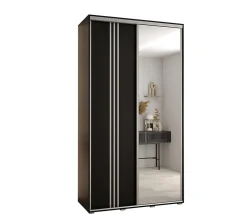 Armoire Davos 7 a portes coulissantes H. 235,2 x L. 140 x P. 60 2 portes