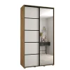 Armoire Davos 5 a portes coulissantes H. 235,2 x L. 130 x P. 60 2 portes