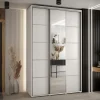 Armoire Davos 5 a portes coulissantes H. 235,2 x L. 160 x P. 60 3 portes