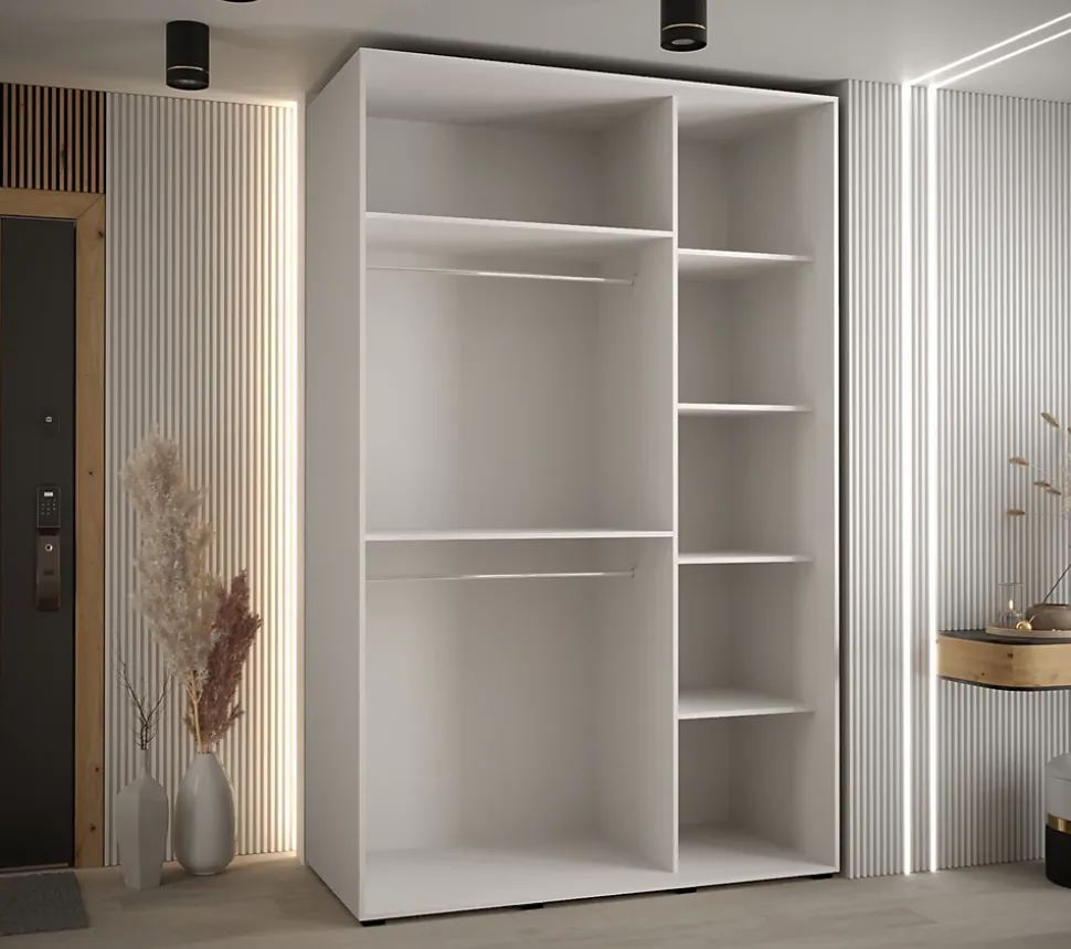 Armoire Davos 5 a portes coulissantes H. 235,2 x L. 160 x P. 60 3 portes