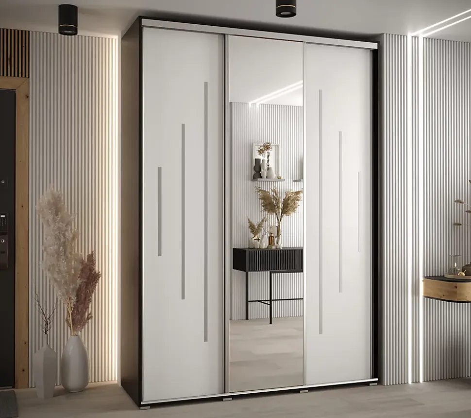 Armoire Davos 13 a portes coulissantes H. 235,2 x L. 180 x P. 60 3 portes