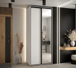 Armoire Davos 3 a portes coulissantes H. 235,2 x L. 120 x P. 60 2 portes