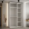 Armoire Davos 4 a portes coulissantes H. 235,2 x L. 130 x P. 60 2 portes