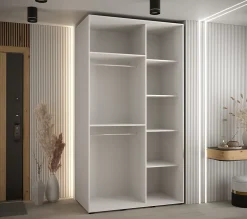 Armoire Davos 4 a portes coulissantes H. 235,2 x L. 130 x P. 60 2 portes
