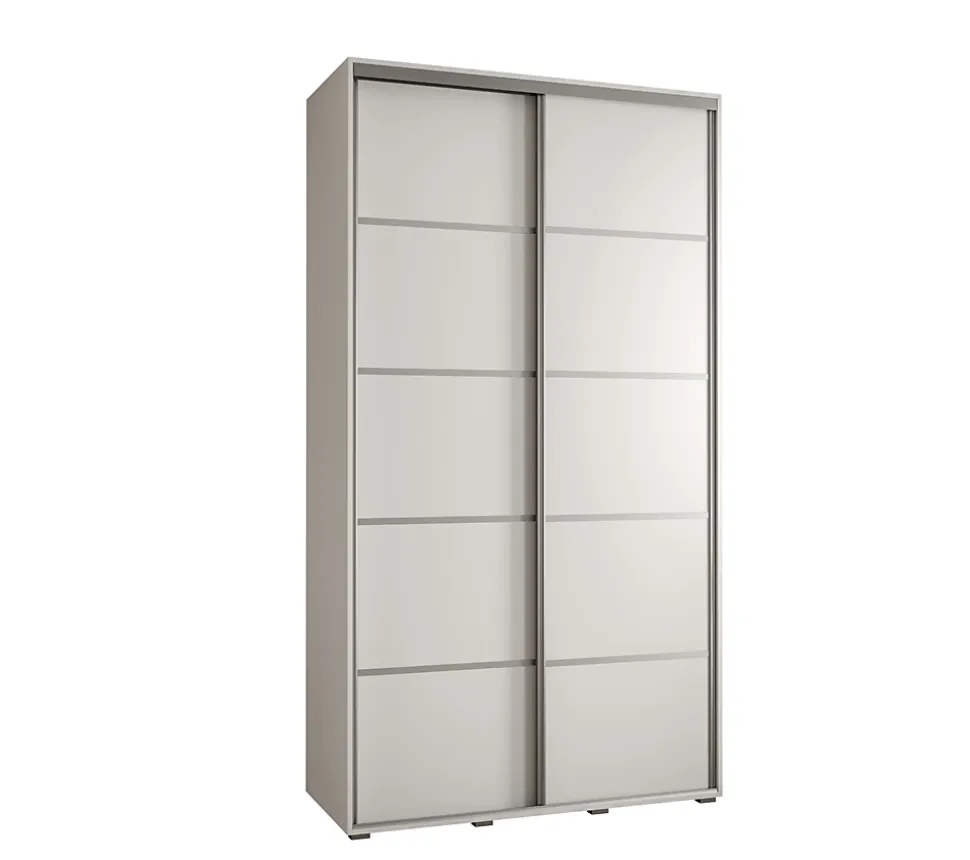 Armoire Davos 4 a portes coulissantes H. 235,2 x L. 130 x P. 60 2 portes