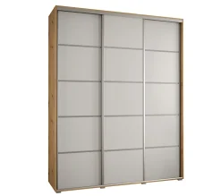 Armoire Davos 4 a portes coulissantes H. 235,2 x L. 200 x P. 45 3 portes
