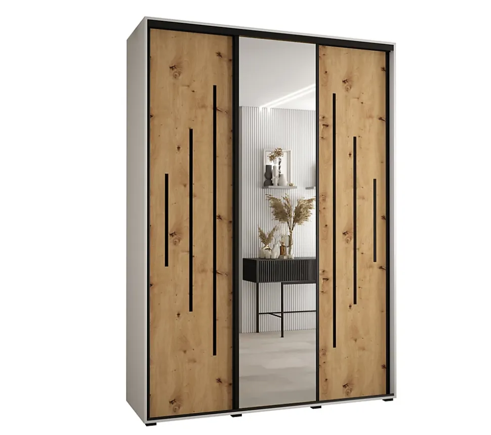 Armoire Davos 13 a portes coulissantes H. 235,2 x L. 180 x P. 60 3 portes