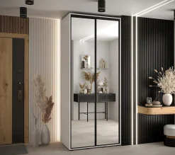 Armoire Davos 2 a portes coulissantes H. 235,2 x L. 110 x P. 45 2 portes