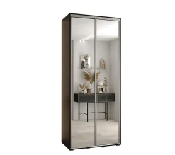 Armoire Davos 2 a portes coulissantes H. 235,2 x L. 110 x P. 45 2 portes
