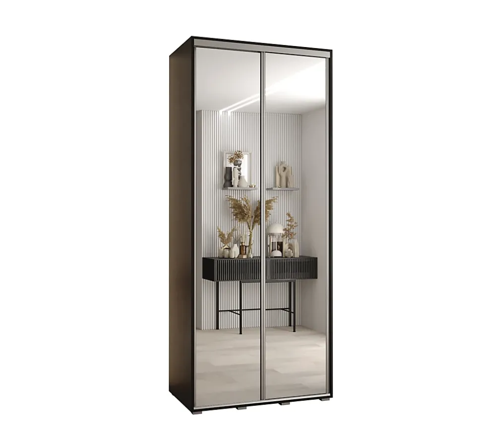 Armoire Davos 2 a portes coulissantes H. 235,2 x L. 110 x P. 45 2 portes