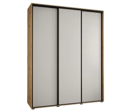 Armoire Davos 1 a portes coulissantes H. 235,2 x L. 200 x P. 60 3 portes