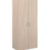 Armoire de chambre - EASY LIFE - Chene - 2 portes - 80,2 x 180 x 49,7 - PARISOT