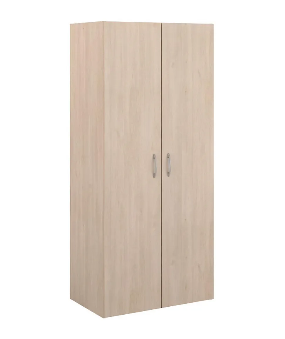 Armoire de chambre - EASY LIFE - Chene - 2 portes - 80,2 x 180 x 49,7 - PARISOT