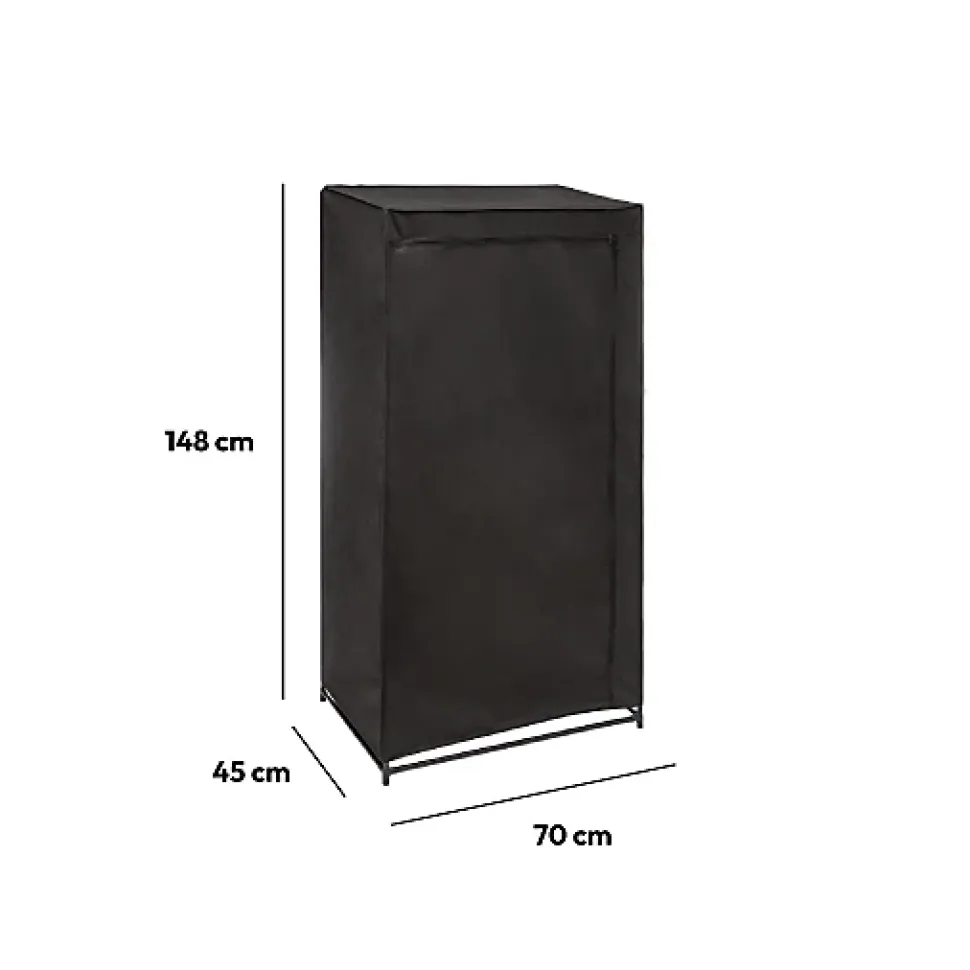 Armoire de rangement dressing 1 porte