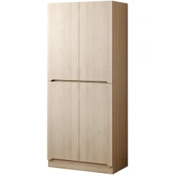 Armoire de rangement,70x40x170cm,bois, double porte avec compartiment