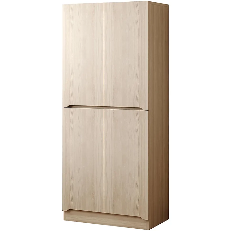 Armoire de rangement,70x40x170cm,bois, double porte avec compartiment