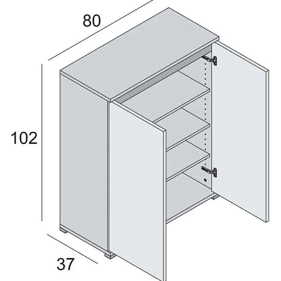 Armoire De Salle De Bains Blanche Multifonctionnelle Avec 2 Portes À Ouverture Par Rainure