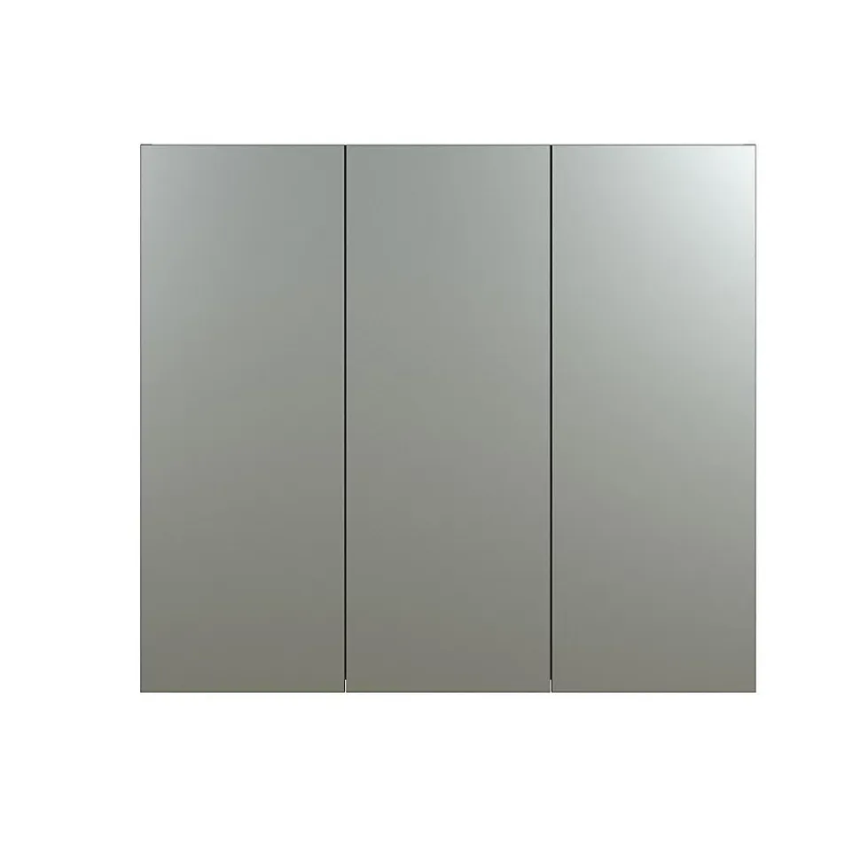 Armoire de toilette 3 portes miroir L90 cm - PUREBLISS