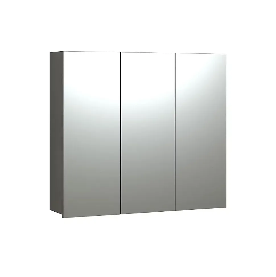 Armoire de toilette 3 portes miroir L90 cm - PUREBLISS