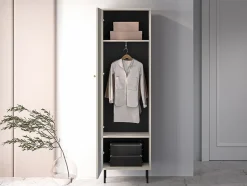 Armoire d'entrée 55 cm Beige CALETTO