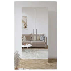 Armoire design 100 cm 2 portes avec grands miroirs collection JUPITER