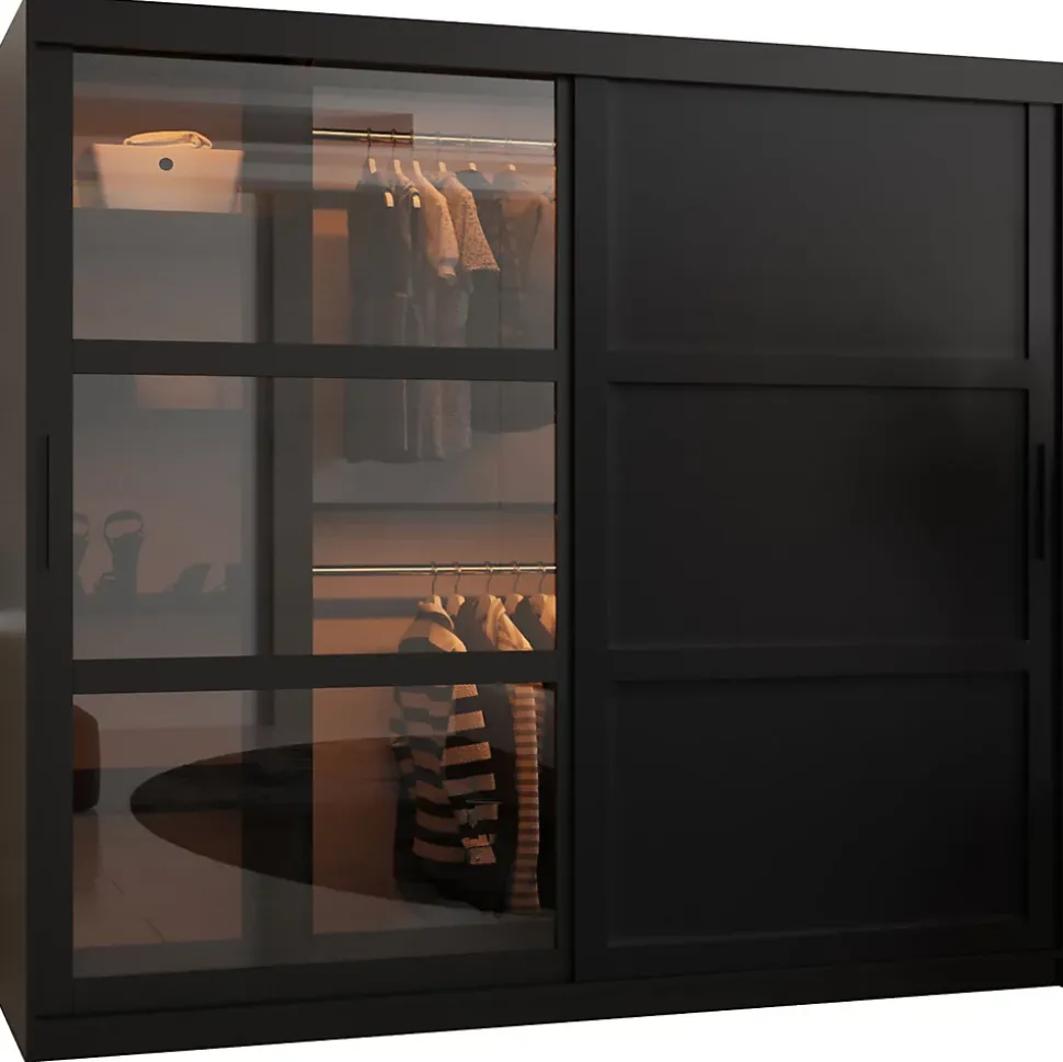 Armoire Dome 3 a portes coulissantes H. 200 x L. 200 x P. 62 2 portes