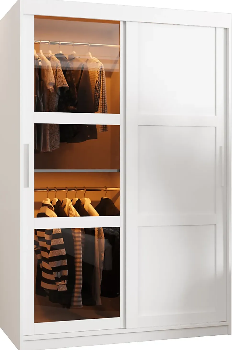 Armoire Dome 3 a portes coulissantes H. 200 x L. 120 x P. 62 2 portes