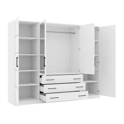 Armoire Dortivu 154, 200x196x58cm