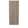 Armoire effet chêne double penderie GoodHome Atomia H. 187,5 x L. 75 x P. 45 cm