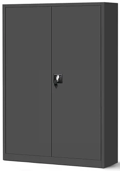 Armoire en métal verrouillable JAN H 1150 x 1850 x 400 mm anthracite