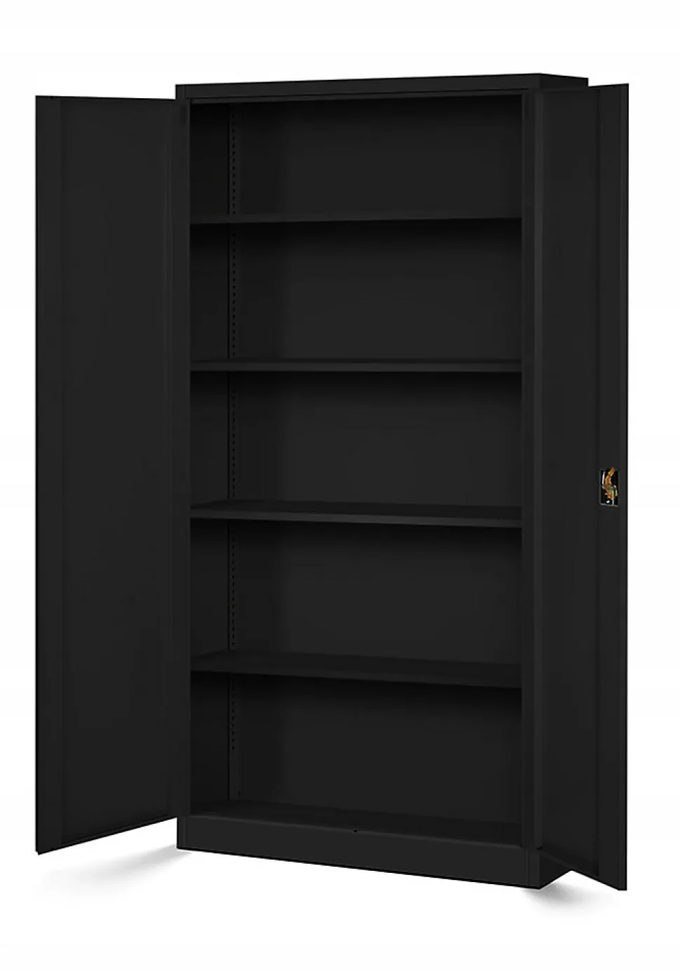 Armoire en métal verrouillable JAN, 900 x 1850 x 400 mm, noir